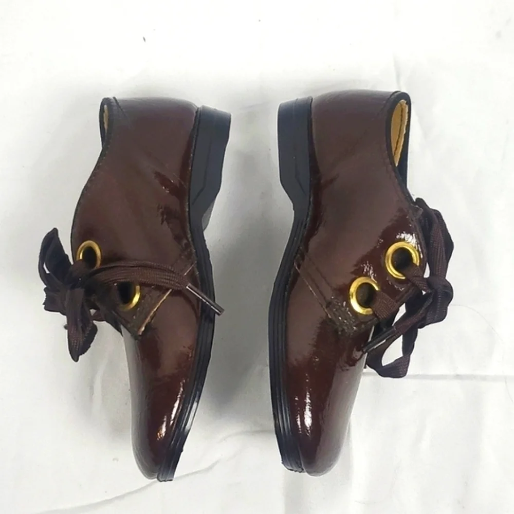 Vintage Patent Brown Cottagecore‎ Toddler Shoes